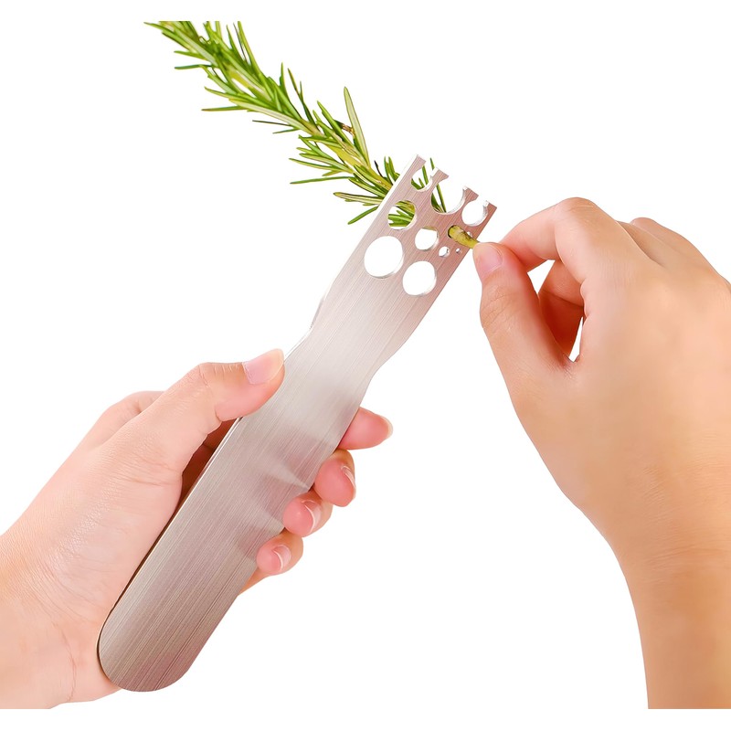 Herb Stripper Stainless Steel Kitchen Herb Leaf Stripping Tool Metal