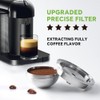 Stainless Steel Reusable NespressoV ertuo Pod Compatible with GCA1, BENFUCHEN