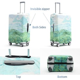 Travelkin Luggage Cover Suitcase cover Suitcase Protector Fits 18-21 Inch Luggage (Spring -S