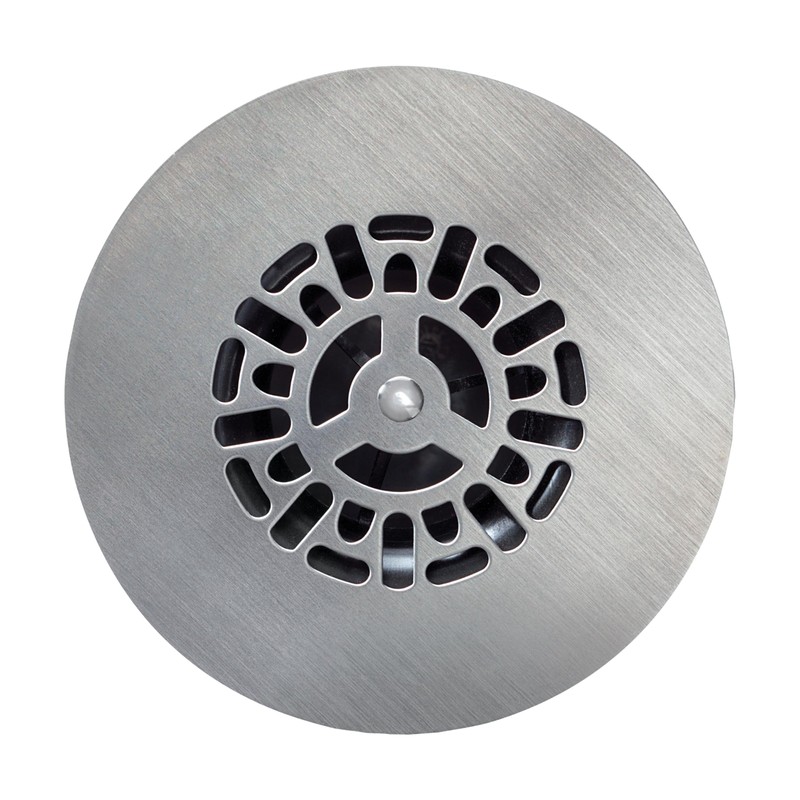 Wirquin 30723747 Tourbillon Shower Drain Diameter 90 Chrome Plated with