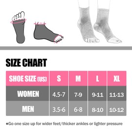 NuCamper Ankle Brace, Compression Socks for Men and Women, Ankle Brace, Foot Bandages, Supportive Bandage for Plantar Fasciitis, Achilles Tendon, Arthritis, Joint Pain, Sprained Ankle