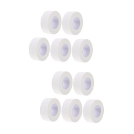 PACKOVE 10rolls Self-Adhesive Breathable Gauze Tape of Portable and Tearable Medical Bandage for First Aid Injury Support and Skin Each