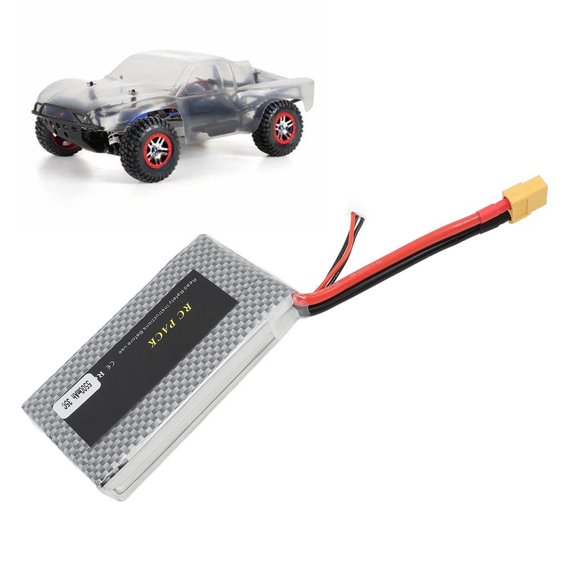 RC Car Lithium Battery 7.4V 5500mAh Remote Control Car Spare