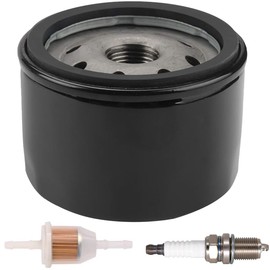 ZAMDOE 696854 Oil Filter for Briggs & Stratton 492932 795890 695396 492932B 492056 842921 AM125424 for Kawasaki 36563 49065 7007, with Spark Plug Fuel Filter