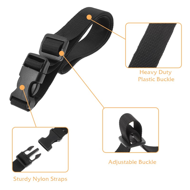 oruola 4 Pcs Bumbag Extender Strap Adjustable Fanny Pack Extender