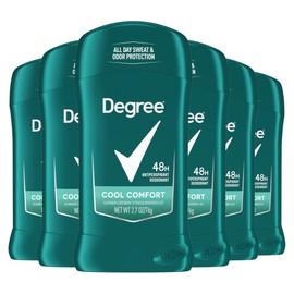 Degree Men Dry Protection Antiperspirant, Cool Comfort, 2.7 oz., Pack of 6
