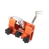 Orange Hand Cranked Chainsaw Sharpener 30° Portable Manual Chainsaw Chain