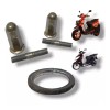 BIKER BOOST Kit Junta, Tuerca Y Tornillo Para Escape De