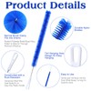 2 Pcs Drain Cleaner Brush 15 Inches Extra Long Handle
