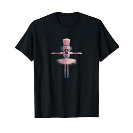 Funny Pink Nutcracker Costume in Tutu for Ballerina Lovers T-Shirt