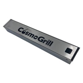 CosmoGrill Stainless Steel Smoker Box, 37cm Long, for Gas, Charcoal, Electric & Hybrid Grills, Durable BBQ Accessory for Smoking Meat, Fish & Vegetables