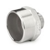 TAISHER 2PCS Cast 304 Stainless Steel Hex Nipple, Reducer Pipe