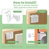 Vkania Magnetic Cabinet Locks Baby Proofing - Baby Safety Latches