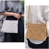 oukesin Small Cotton Shoulder Bag for Women Macrame Handmade with