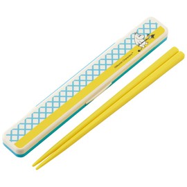 Skater ABC3AG-A Moomin Colorful Chopsticks and Case Set, 7.1 inches (18 cm), Antibacterial for Adults, Made in Japan