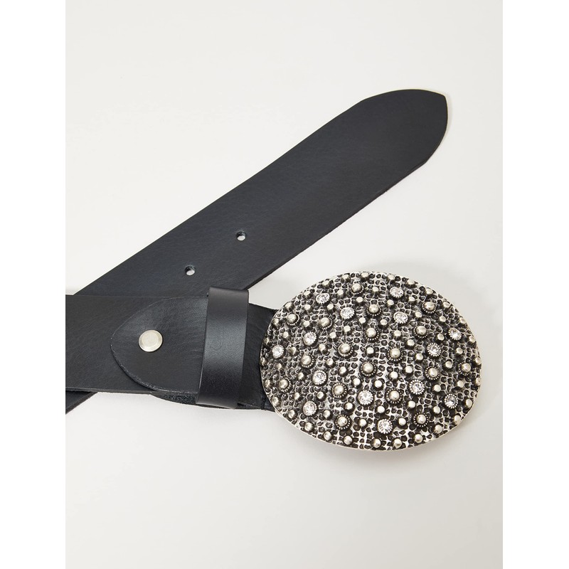 MGM Women's Belt - Black - Schwarz (Schwarz) - M