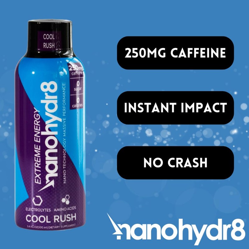 Nanohydr8 Workout Energy Drink with Nanotechnology for Fast Hydration and