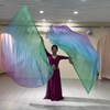2pcs Worship Flags for Dance Church Praise - Semicircle Angel
