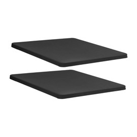 Fenteer 2 Pieces Square Table Covers, Desk Topper, Washable Small Stretch Table Top Covers Elastic Tablecloth for Indoor Outdoor Home