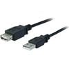 1 Metre USB 2.0 A Male to A Female Extension