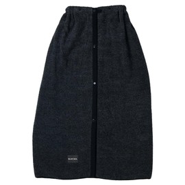 Blue Sail Microfiber Wrap Towel, Solid Color, Boys, Girls, Towel, Kids, Juniors, Adults, Children, Change Clothes, Hot Springs, Pool, Swimming, Beach, Black, 31.5 x 47.2 inches (80 x 120 cm)