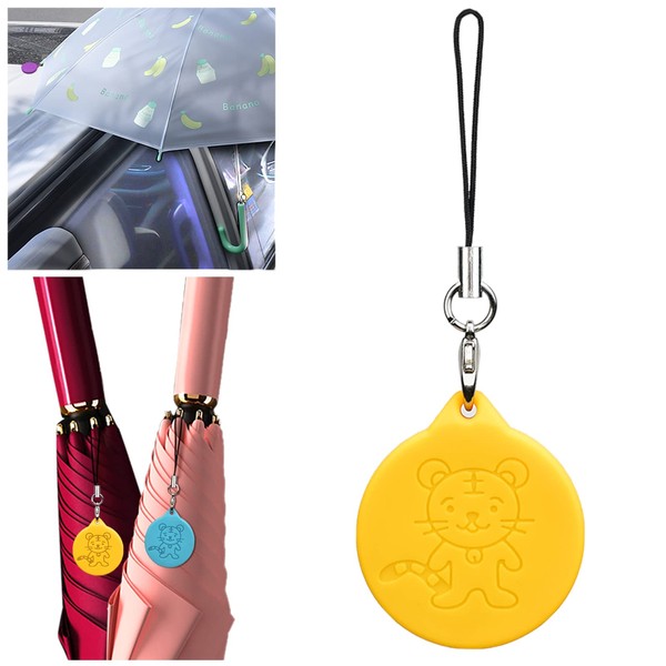 HUIJUFU Umbrella, Magnet, Car Umbrella, Magnet, Fashion, Umbrella Marker, Umbrella Mark, Help Mark Umbrella, Secure Umbrella, For Kids, Convenient, Easy To Get In And Out Of The Truck, Load And Unload Your Luggage Without Wet, yellow