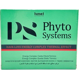 Lunel Profesional Phyto Systems Hair-Loss Energy Complex Thermal Effect 6 x 10ml 0.34 fl oz Ampoules