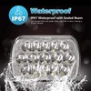 Partsam 2PCS Rectangle H6054 LED Headlights 5x7 7x6 Headlamp Hi/Low