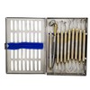 Dental Hygienists Instruments Tool kit 10 PC's with Sterilization Cassette