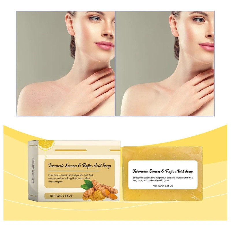 Tabletas De Limón Y Cúrcuma X Soap, Limpiadoras, Faciales Y