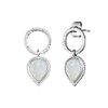 Engelsrufer Women's Earrings Moonstone in Teardrop Shape Pure Moon Silver