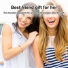 Mikovivi Best Friend Bracelet, Gift for Friends Female Wave Friendship