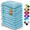 NatureMark Terry Cloth Wash Mitts, Pack of 10, Cotton, 15