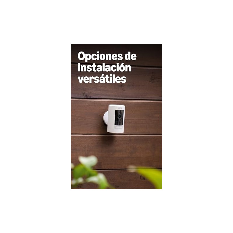 Cámara para exteriores Ring: Cámara resistente a la intemperie, video