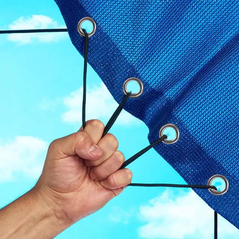 Luabue 200PCS 18MM Grommets Eyelets Tarpaulin Repair Kit Eyelet Punch