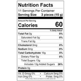 Claey's Lemon Drops Pack of 6 (6oz Bag) in a Bulk King of Sweets Bag