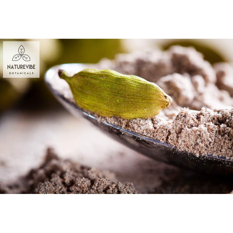 Naturevibe Botanicals Green Cardamom Ground (Elaichi Powder), 3.5 ounces |