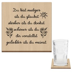 Motivational gifts, courage gift, you are great gift, comfort gifts, encouragement gifts, positive gifts, wooden coasters, gifts for women, women