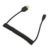 HD Multimedia Interface Cable Spring Retractable A Male to D