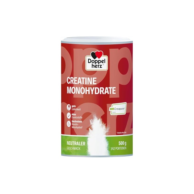 Doppelherz Creatine Monohydrate - High Purity Creatine with Creapure Quality