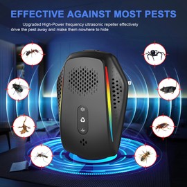 Pest Indoor Repeller - Repellent for Mouse, Mice, Rats, Roaches, Ants, Spiders (6 Pack)