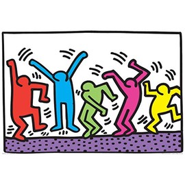 EuroGraphics Dancing by Keith Haring 100-Piece Puzzle