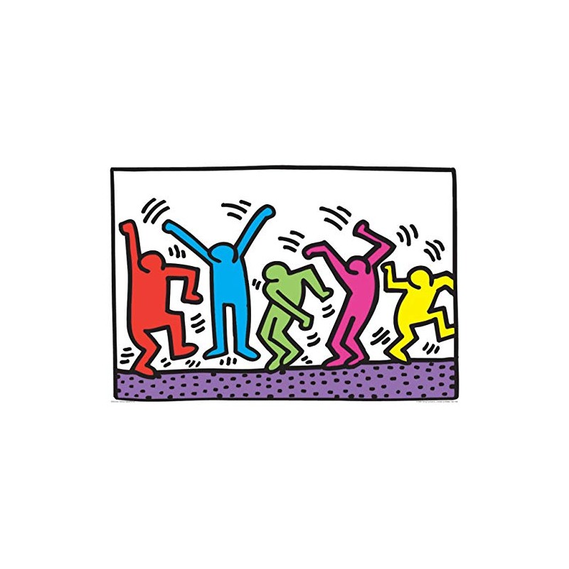 EuroGraphics Dancing by Keith Haring 100-Piece Puzzle