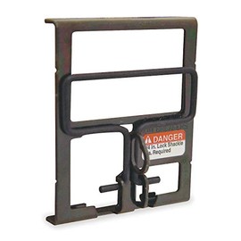 Square D Padlock Attachment, for Use with 2P Standard HOM Circuit Breakers