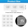 Upgraded Shower Caddy Adhesive Replacement,Strong Adhesive Hooks for Shower Caddy,