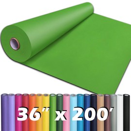 PH PERKHOMY PerkHomy 36" x 2,400" (200') Medium Green Kraft Paper Roll for Craft Bulletin Board Paper Kids Art Table Covering Crafting Gift Wrapping Bouquet Packing Parcel 80GSM 55LB (Medium Green, 36" x 200')