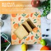 Beavorty Beeswax Food Wrap 3 Sheets Preservation Cloth Reusable Food