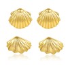 Gold Seashell Earrings Stud,Summer Ocean Beach Earrings Stud Seashell Jewelry