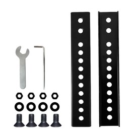Vertical VESA Extender Plate Bracket Kit, Compatible with YN-OLEDTV and Most Low VESA Pattern TVs, Fits TV Mounts and Ceiling Mounts, 2 Extension Brackets, Black