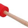 2PCS Bass Foam Drum Mallet Oak Handle EVA Foam Head